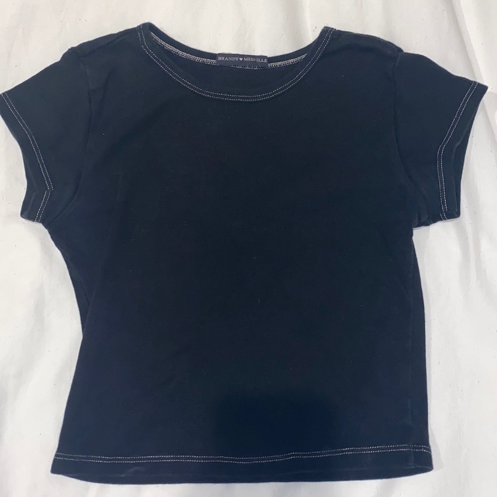 Brandy black cropped shirt